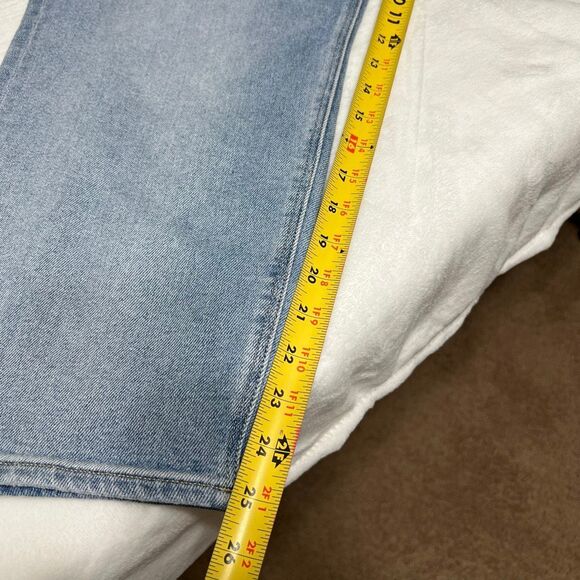 American Eagle Light Wash Mom Straight Jeans 20 Short Women Plus Size - Picture 11 of 11